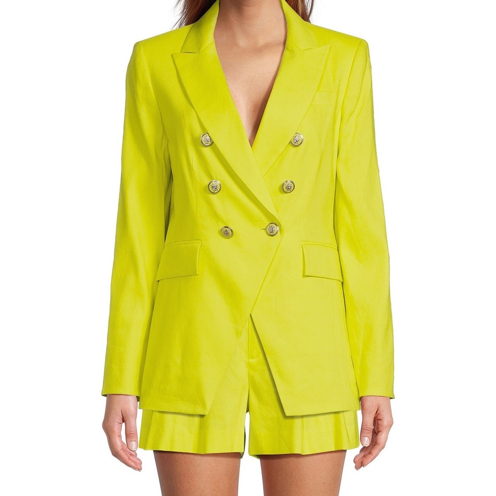 Antonio Melani Aurora Notch Lapel Long Sleeve Coordinating Button Front Blazer